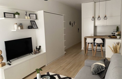 Bar Apartment | Enjoy a stylish experience at this centrally-located place.
