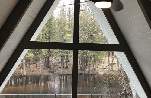 Branch House | Enjoy the awesome outdoor space on the South Branch of the Pere Marquette River!