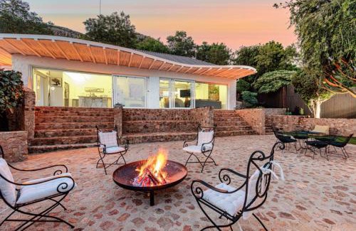 Kosmos Bed & Breakfast | Enso Botanico Boutique Villa 1, with an outside wood-fire Hot Tub in Kosmos