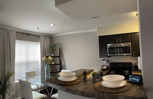 North Druid Hills Apartment | ENTIRE Cozy 1BR/1BA King Ste Condo + Free Parking + Controlled Access + Sleeps 4