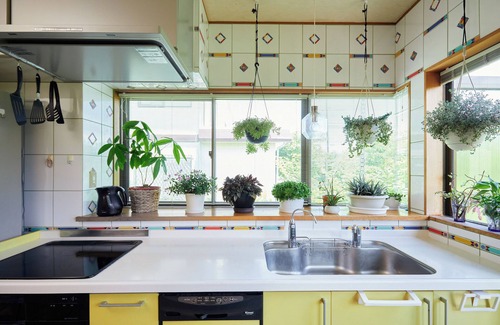 Isumi House | Entire house reserved, spacious living, bath in Hiba trees, BBQ, Foliage plants