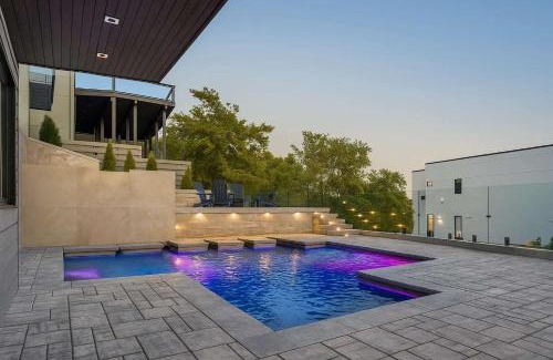 Katie Hill Neighborhood House | Epic Luxury Mansion w Nashville Skyline Views