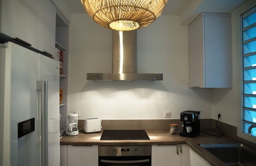 L'Ermitage-les-Bains Apartment | Ermitage les Bains - Luxury 3-room apartment, sea view, 2 minutes from the lagoon