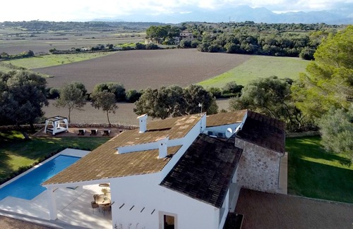 Santa Margalida House | Es Mirador de Vernissa, Jacuzzi, sauna and swimming pool
