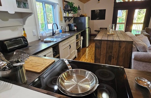 Madawaska Cottage | Escape with 7 seat HotTub and Couples Cold Plunge Sleeps 10nSouth Algonquin