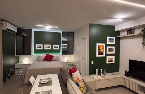 West Sector Apartment | Estúdio Vert - ID Vida Urbana, Best of Goiânia with sauna, swimming pool and gym.