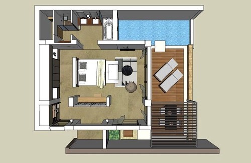 Ouranoupoli Villa | Excellent Halkidiki Villa | Junior Pool Villa 2 | 1 Bedroom | Stunning Sea.