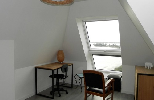 Saint-Pol-de-Leon Apartment | EXCEPTIONAL SEA VIEW - comfort and calm -Appt "Furnished tourist 4 STARS"