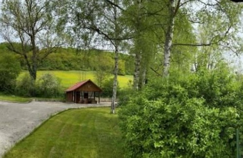Gerabronn House | Exclusive chalet - 7000m² plot, sauna, fireplace in a village with 5 houses.