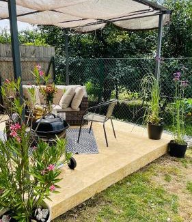 Trnava Apartment | Exclusive Garden Oasis with Hot Tub & Private Parking