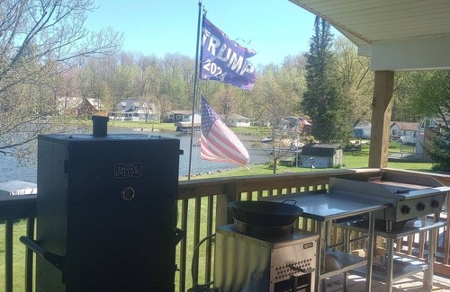 Long Lake House | Exclusive lake front property. Nothing but the ritz. Outdoor kitchen & hot tub.