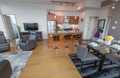 Downtown Victoria Condo | Executive Luxury Suite - Everything's Just Down The Street Suite!