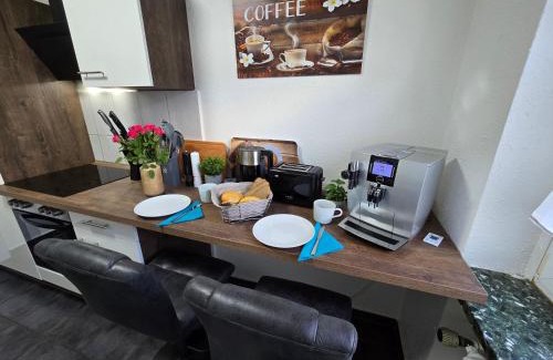 Wesertor Apartment | Exklusives und helles Erdgeschoss-Apartment No 4 im Zentrum von Kassel, schnelles 1Gbit Internet, Geschirrspüler, Boxspringbetten