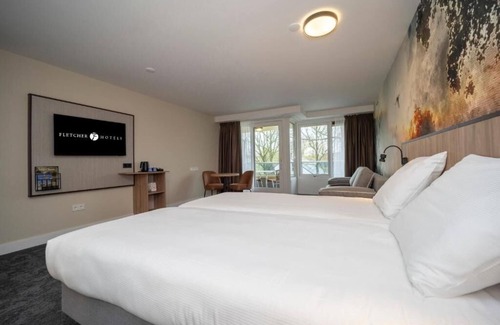 Roden Hotel | Explore Groningen from a Scenic Room w/Balcony Near Speelgoedmuseum Roden