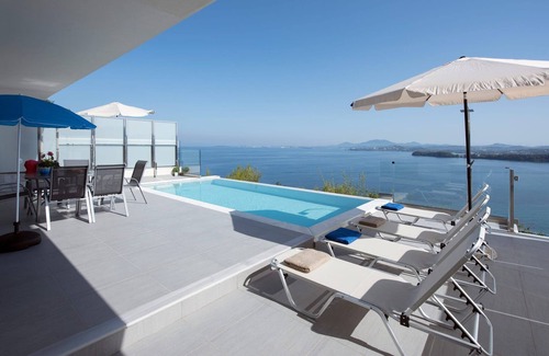 Pirgi Villa | Exquisite Corfu Retreat | 3 Bedrooms | Villa Lucas Pyrgi | Panoramic Sea Views.