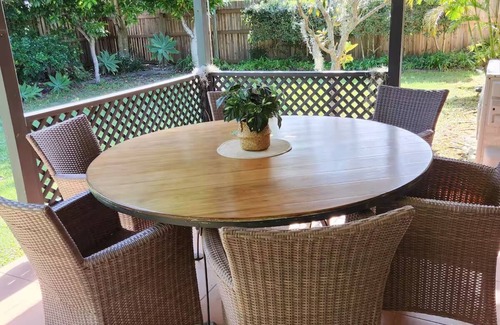 Sandstone Point House | Family friendly 3 bedroom house with garden, full amenities, and use of pool.