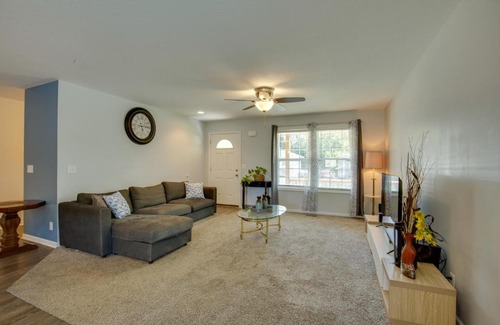 Lansing House | Family-Friendly Lansing Home with Covered Balcony!