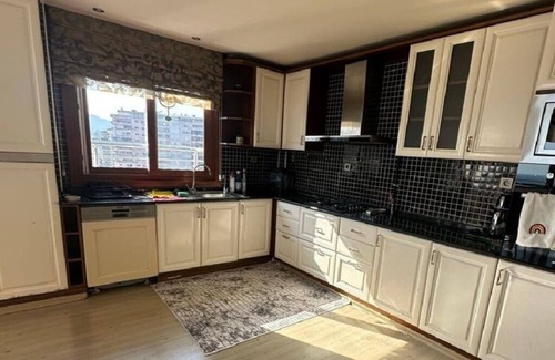 Mezetli Apartment | Family-Friendly Seafront 3BR Pool Aquapark & Sunset Views AC