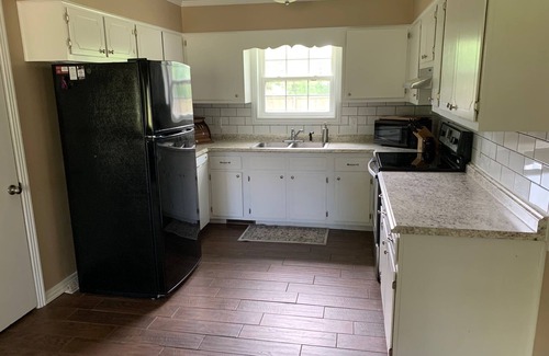 Morris Chapel House | Family home about a mile from Shiloh Park. Pet friendly with a fenced-in yard!
