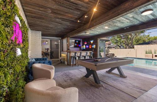Dallas House | Family Paradise Playhouse includes Pool and Gameroom