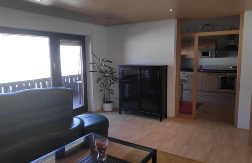 Breitnau Apartment | Family room with shower and WC