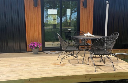 Marshall Cabin | Family style cabin with pond and orchard near the Buffalo National River