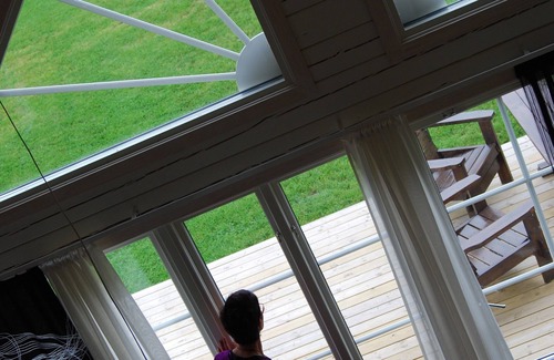 Savsjo Municipality Cabin | Familyfriendly Loudge with lake to swim and fish in and sauna