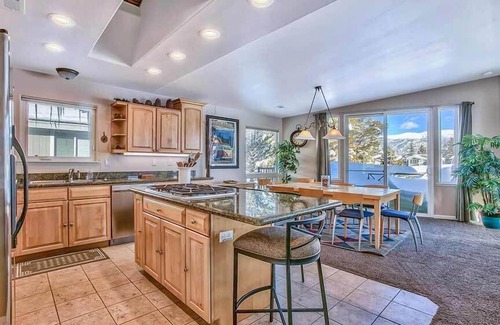 Tahoe Keys House | Fantastic 5 Bedroom Home sleeping 14, Private Boat Dock, Hot Tub and Pool.