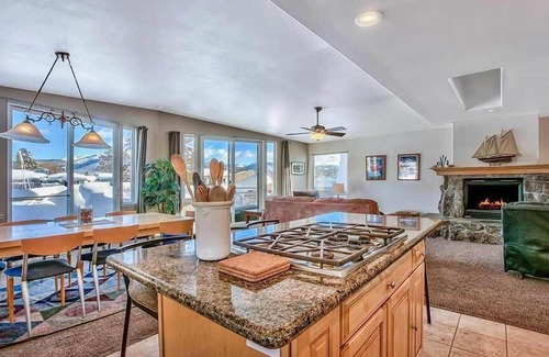 Tahoe Keys House | Fantastic 5 Bedroom Home sleeping 14, Private Boat Dock, Hot Tub and Pool.