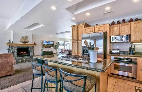 Tahoe Keys House | Fantastic 5 Bedroom Home sleeping 14, Private Boat Dock, Hot Tub and Pool.