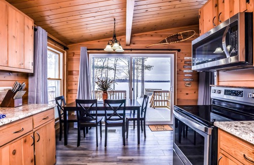 Manitowish Waters House | Fantastic lakefront home with fireplace, fast WiFi, washer/dryer & dog-friendly