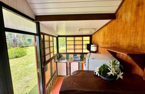 Moorea-Maiao House | Fare Mahana - plage priveé avec vue sur Tahiti