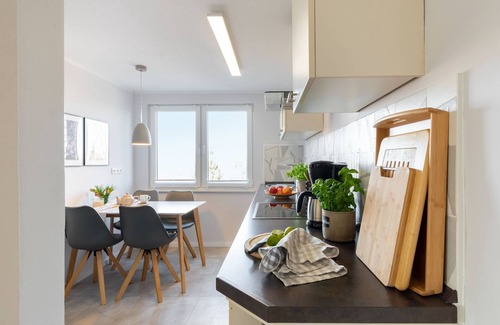 Ballenstedt House | Ferienhaus im Harz mit Sauna und Bergblick