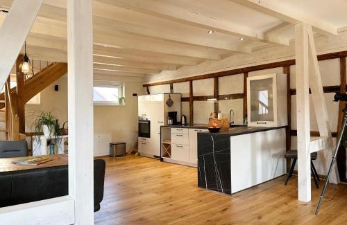 Rotha Apartment | Ferienhaus Herrmanns Häuser - Leipziger Neuseenland - großzügiges Ferienhaus - WLAN - Parkplatz - TOP