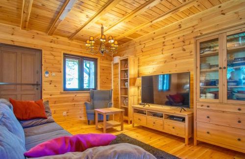 Szczytno House | Ferienhaus "Maga" am See Walpusz- mit gratis Kajak, Kamin & Hunde willkommen