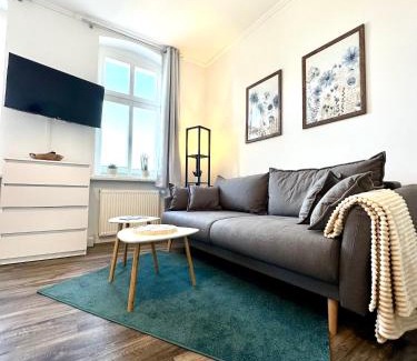 Ballenstedt Apartment | Ferienwohnung am Harz mit Küche, Balkon, Waschmaschine, Parkplatz mit Wallbox