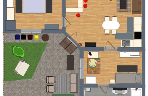 Weissenfels Apartment | Ferienwohnung Joli- inklusive Parkplatz, Bettwäsche, Handtücher und WLAN