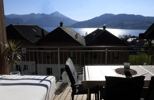 Steinbach am Attersee Apartment | FeWo Atterseeperle - 80m2 mit See- und Gebirgsblick