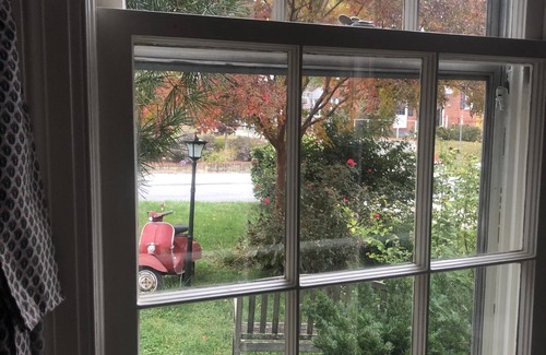 Bethesda Apartment | Fine Art and Garden Views near Bethesda metro