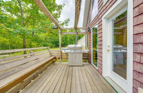 Dexter House | Fish and Hike Wooded Home with Deck in Dexter