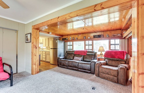 Evart Cabin | Fish, Tube & Unwind: Muskegon River Family Retreat