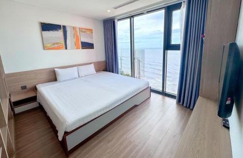 Hoang Hoa Apartment | Flamingo Ibiza Hải Tiến, Căn 2 phòng ngủ view trực diện biển tiêu chuẩn 4NL 2TE