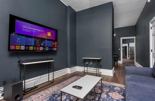 Harrisburg - Hershey Apartment | Flats on Front - Riverfront Gem Fast Wi-Fi 1F
