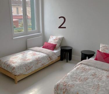 Clermont-Ferrand Apartment | Fleur de coton - 7 lits