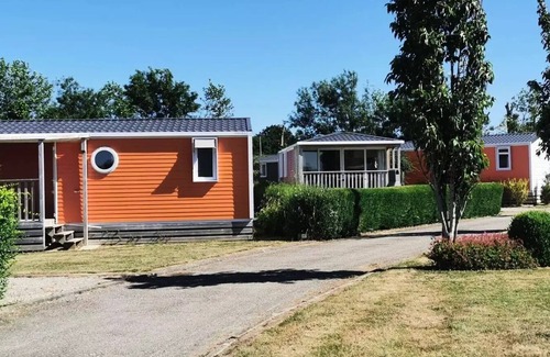 Saint-Aubin-sur-Scie House | Flower Camping Vitamin * - Mobile home Premium 33m2 (3 bedrooms) + Terrace + TV + Clim 6 persons