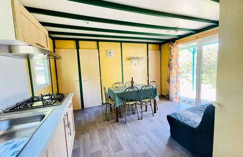 Camon Ski Chalet | Flower Camping LA GDPOLA * - Chalet Epicea Comfort 32m2 - 3 bedrooms - Covered terrace 15m2 6 people