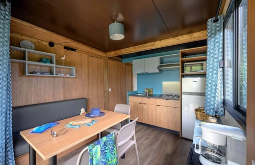 Hauterives Ski Chalet | Flower Camping Le Château * - Cottage Morea Comfort 25m2 2 bedrooms + covered terrace 5 people