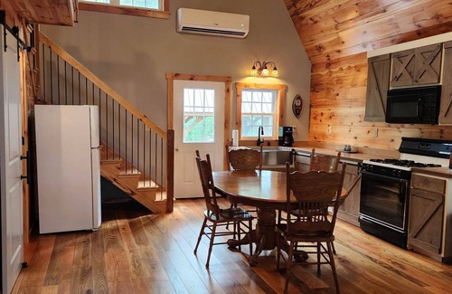 Laurelton Cottage | Fly Away Cabin: Relax and enjoy the creek views and sounds.
