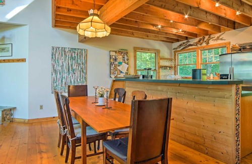 Pentwater House | Forested Pentwater Vacation Rental - Walk to Beach