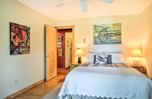 Pentwater House | Forested Pentwater Vacation Rental - Walk to Beach
